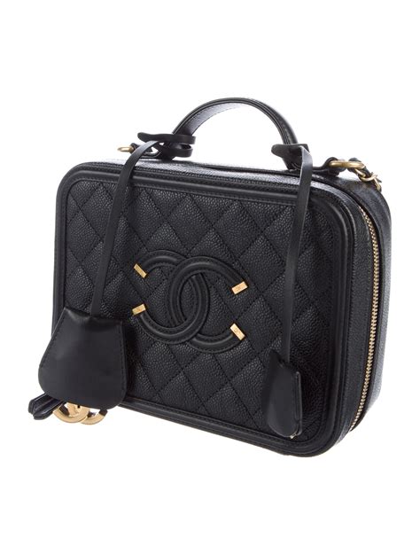 chanel mini filigree vanity case|Chanel vanity case 2022.